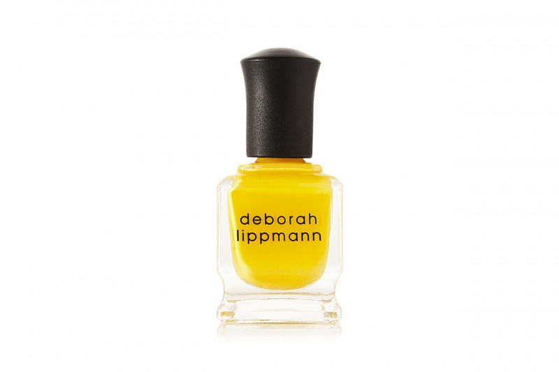 Unghie fluo: giallo brillante con Deborah Lippmann Walking on Sunshine