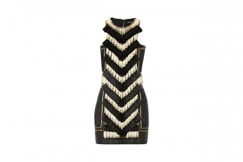 Abito con frange: Balmain