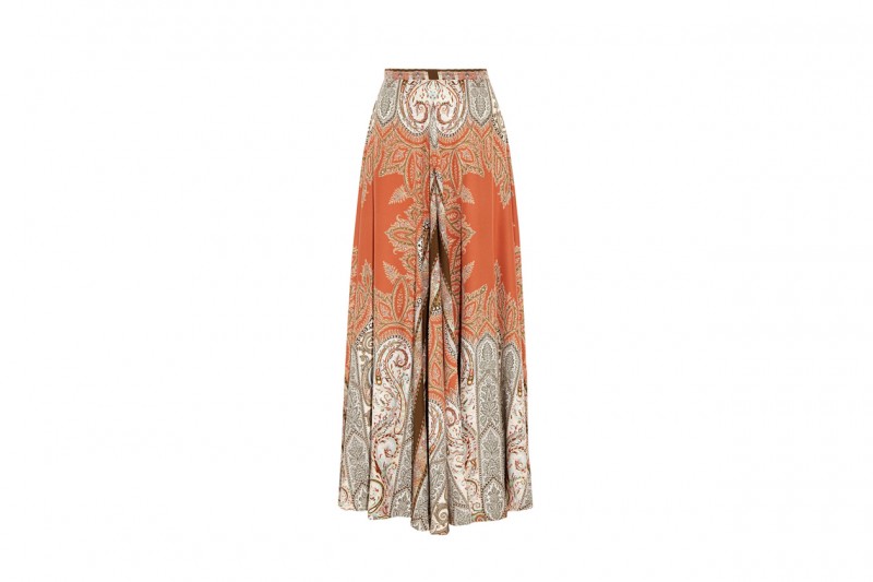 Gonna in crespo di seta: Etro