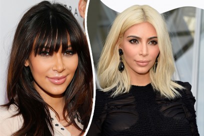 Star con frangia: Kim Kardashian