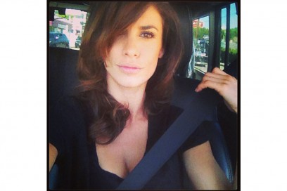 Elisabetta Canalis capelli: colore castano cioccolato