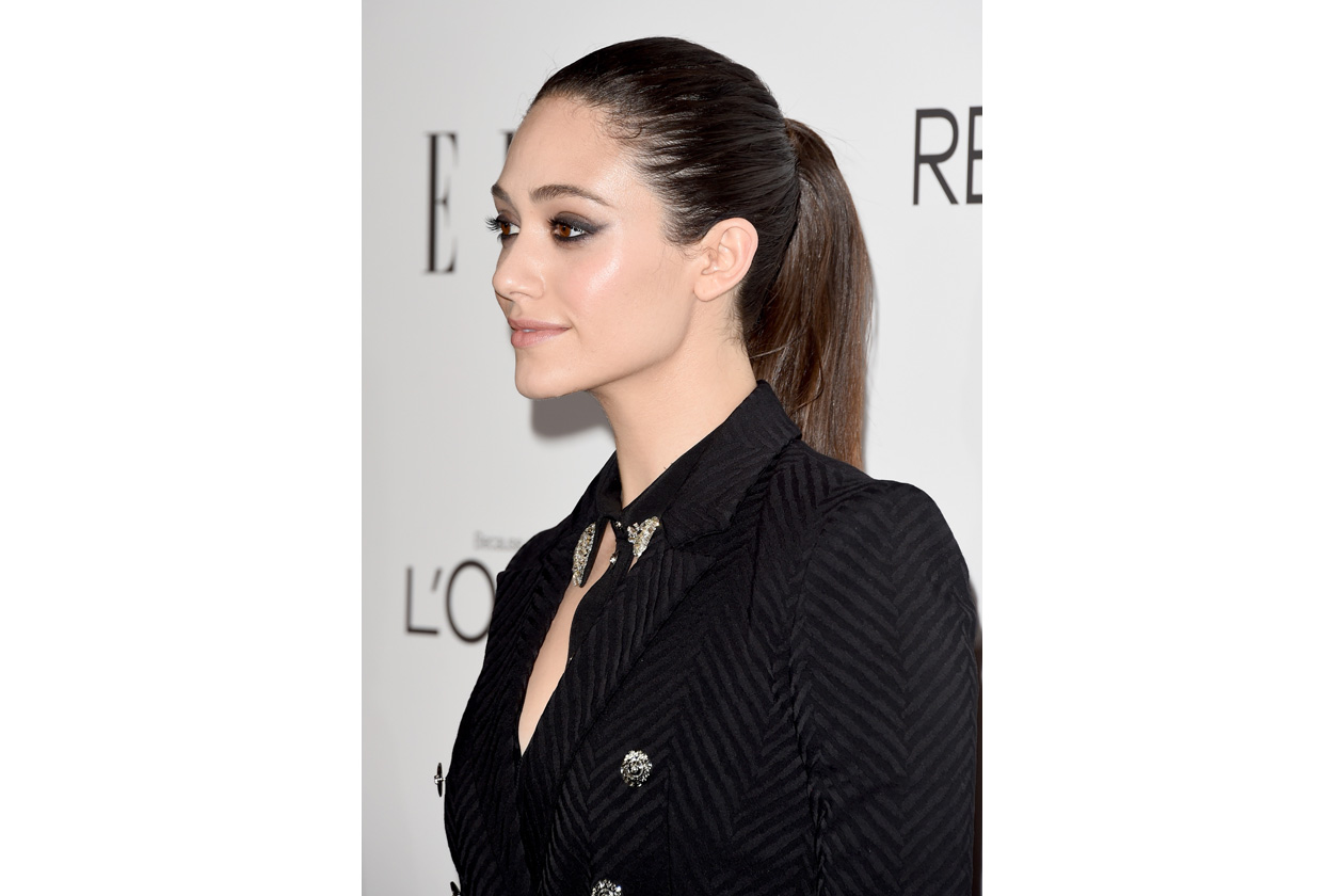 EMMY ROSSUM CAPELLI: IN LOVE WITH PONYTAILS