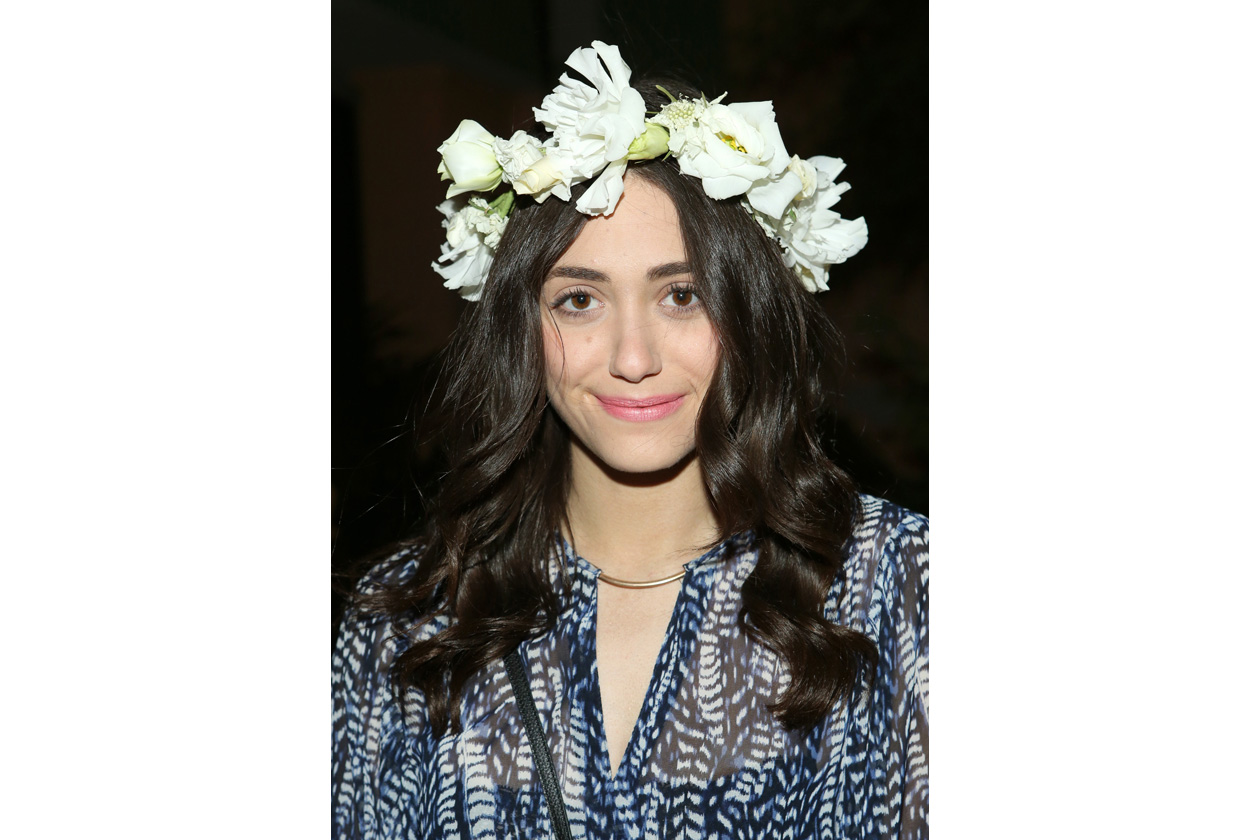 EMMY ROSSUM CAPELLI: COACHELLA STYLE