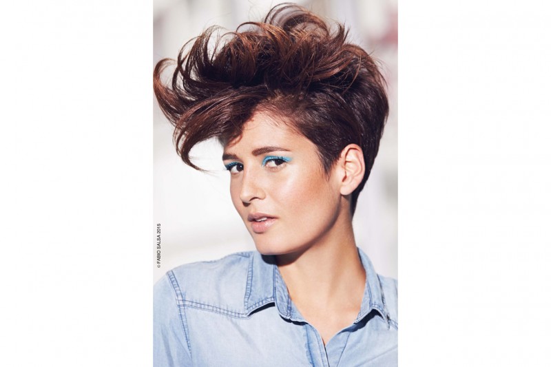 Capelli: i tagli corti Fabio Salsa Primavera-Estate 2015: ispirazione rockabilly