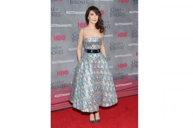 game of thrones: Carice van Houten in Christian Dior
