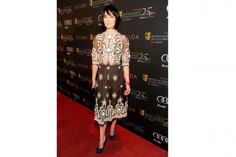 game of thrones: Lena Headey in look folk-chic