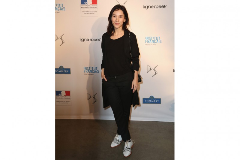game of thrones: Sibel Kekilli in look easy-chic total black