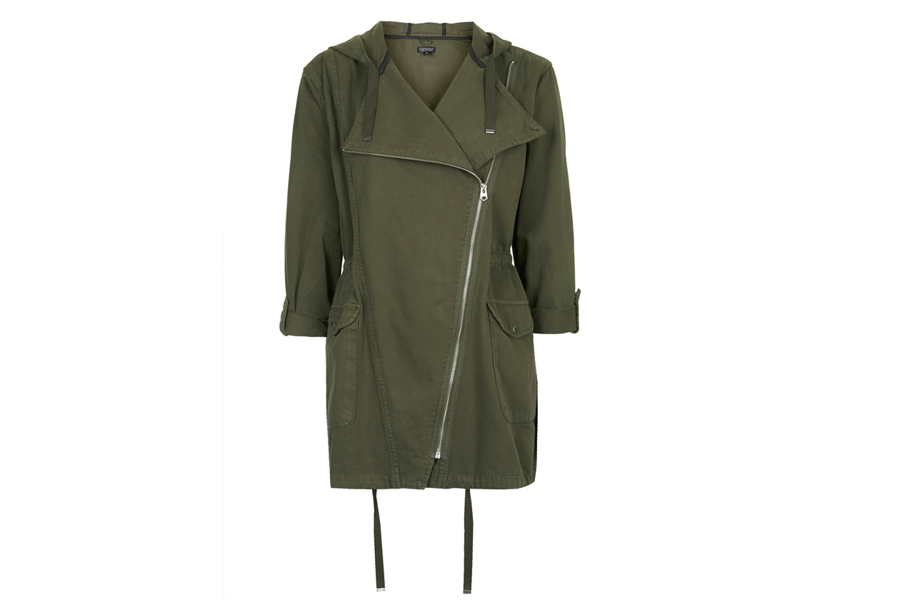 glastonbury style: parka TOPSHOP