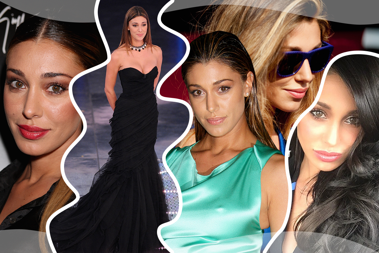 Belen Rodriguez capelli: gli hairstyle da scuri a ondulati