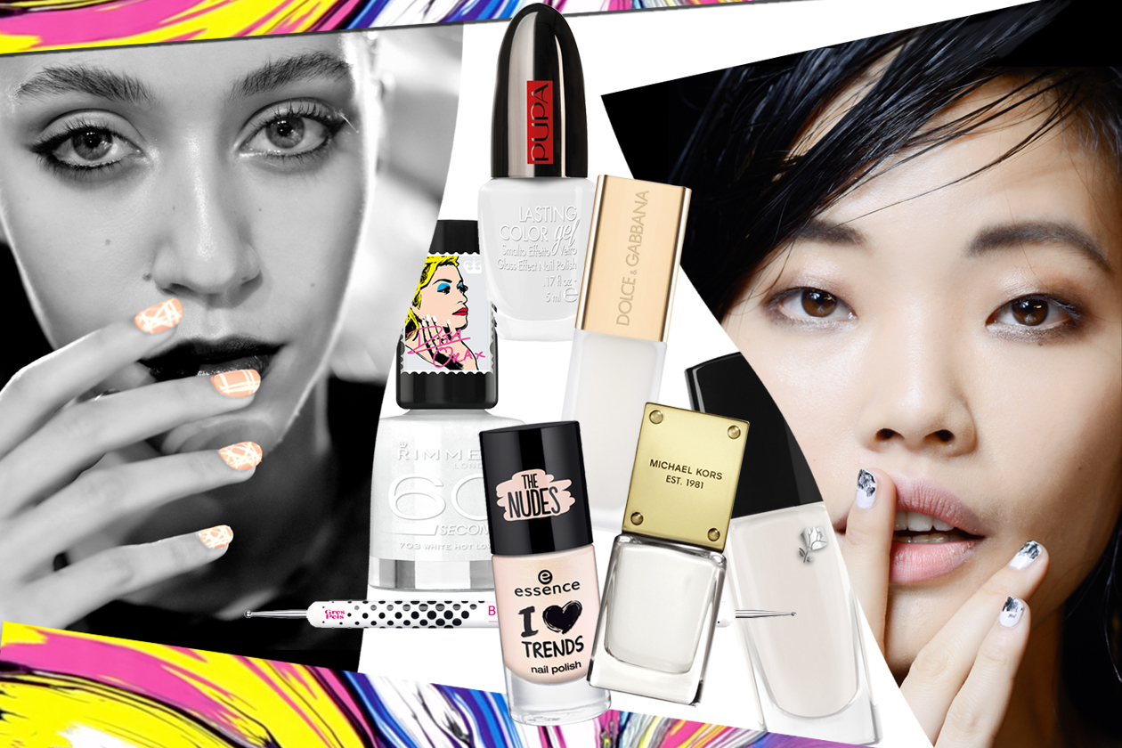 Nail art bianca: come ricreare le migliori proposte delle sfilate P/E 2015