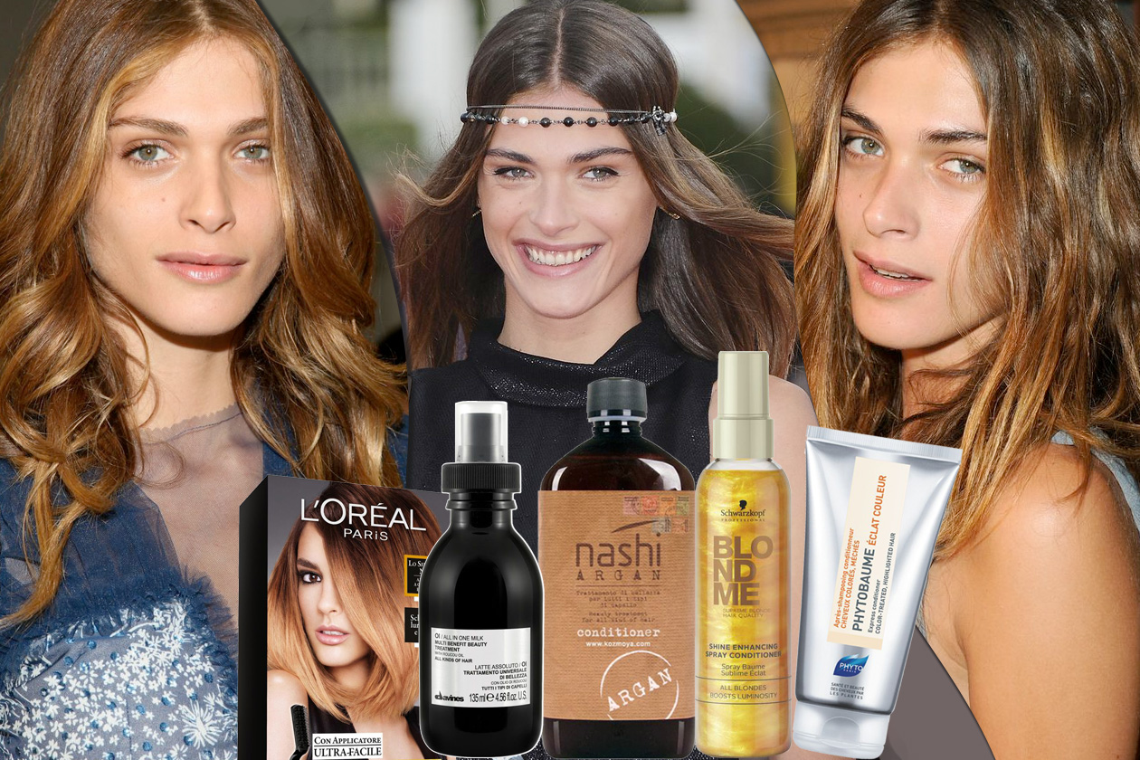 Capelli da star: Elisa Sednaoui, chioma luminosa e onde morbide