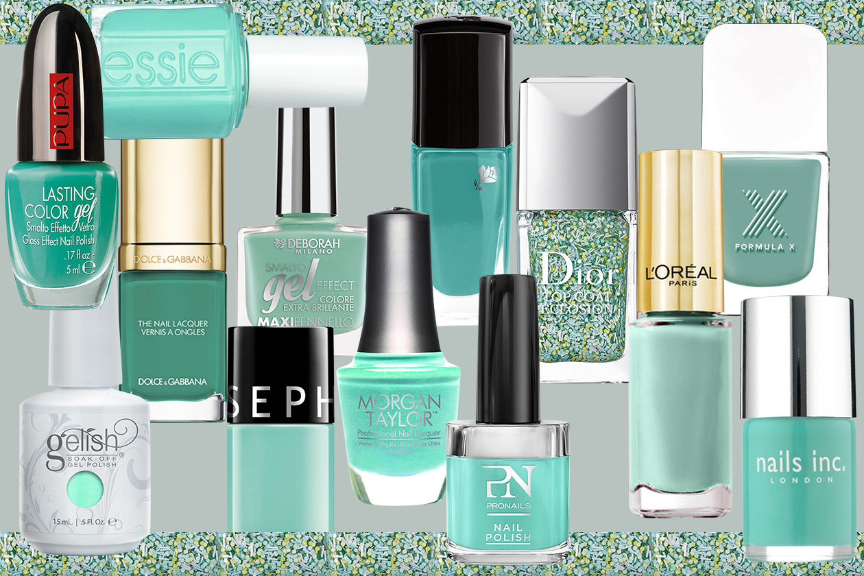 Smalti verde acqua: i nuovi colori per le unghie ispirati a Lucite Green di Pantone