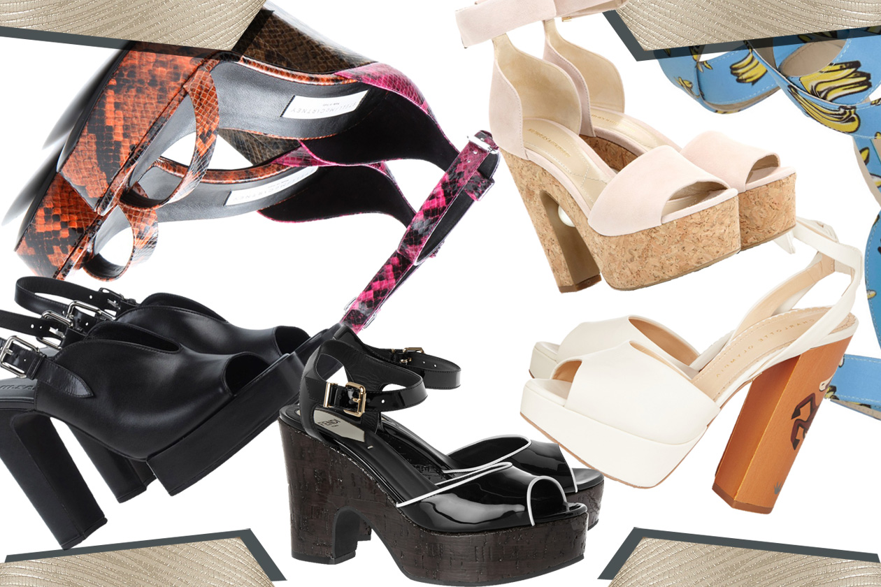 Scarpe con plateau: le tendenze per la Primavera-Estate 2015