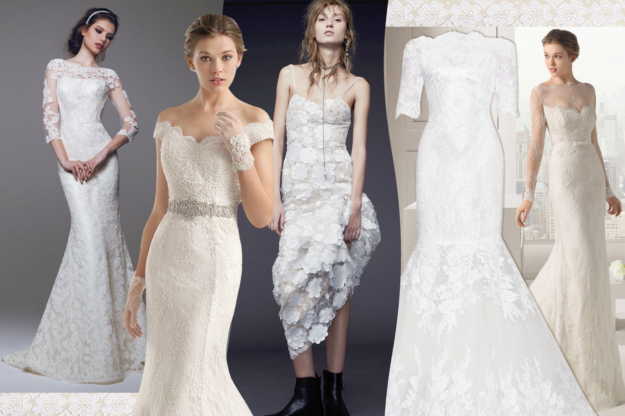 Gli abiti da sposa in pizzo