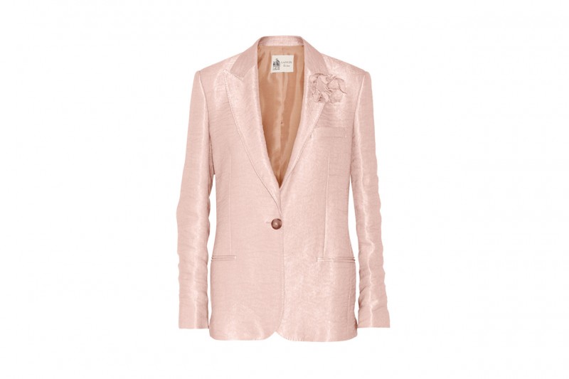 Blazer con boutonnière: Lanvin