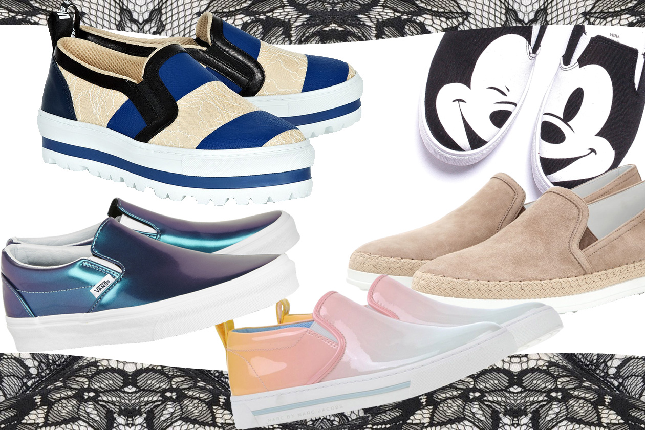 scarpe slip-on: tutti i modelli della PE 2015