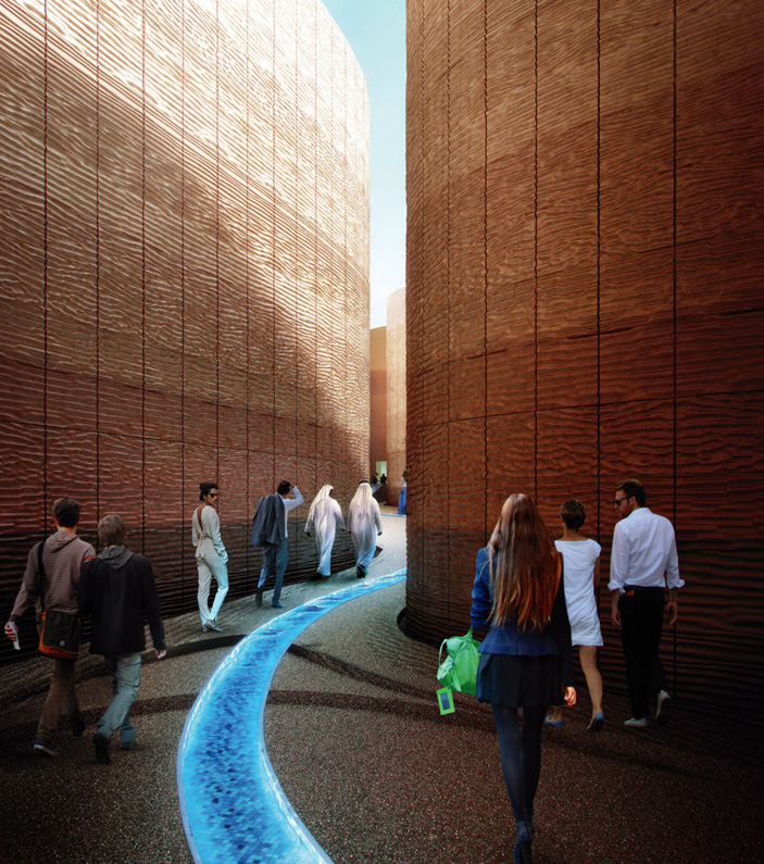 Il padiglione degli Emirati Arabi