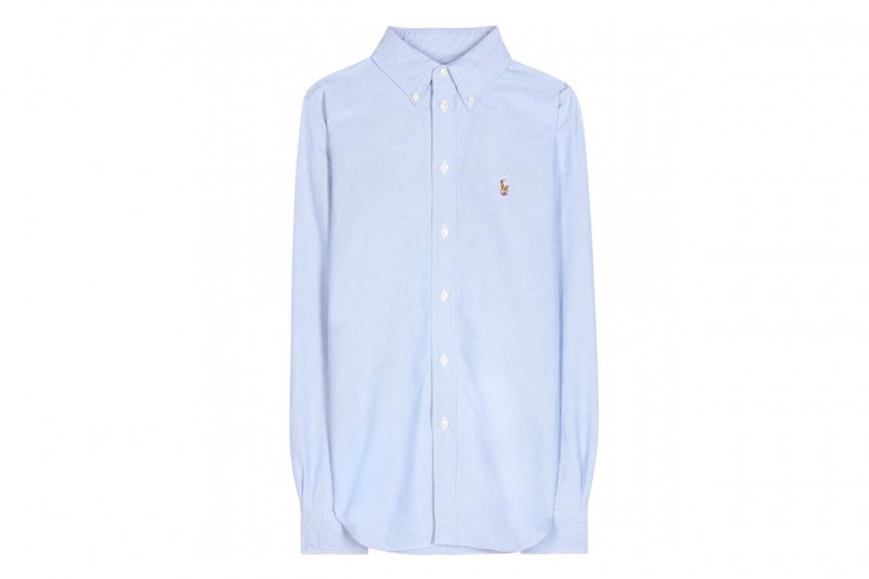 Accessori maschili per uno stile androgino: camicia maschile Polo by ralph lauren