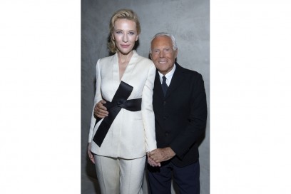 Cate Blanchett e Giorgio Armani