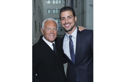 Giorgio Armani e Caua Reymond