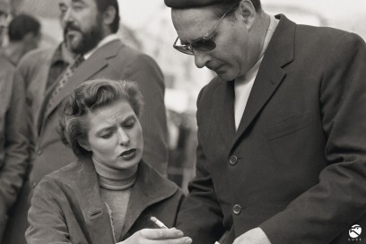 Ingrid Bergman Roberto Rossellini Viaggio in Italia 1954 Istituto Luce