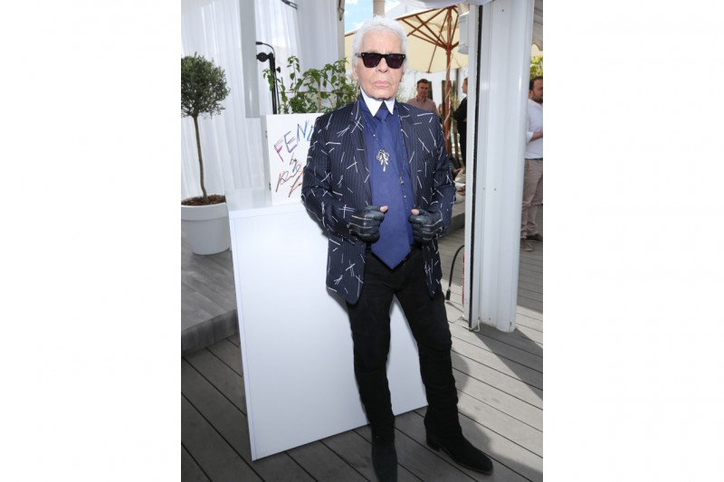 Karl Lagerfeld @FENDI by Karl Lagerfeld book presentation Cannes 2015