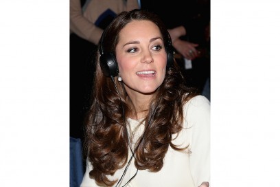 Kate Middleton make up: glossy brown smokey eyes