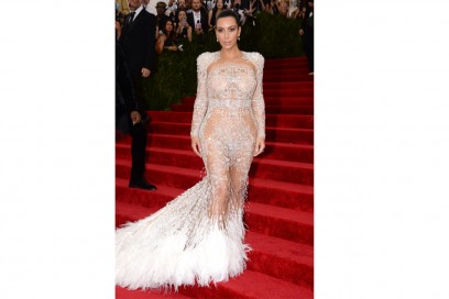 Kim Kardashian: in abito Roberto Cavalli