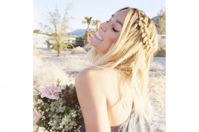 Lauren Conrad capelli: boho treccia