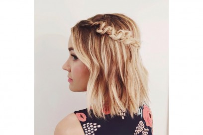 Lauren Conrad capelli: caschetto con treccia