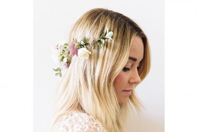 Lauren Conrad capelli: flowers in her hair