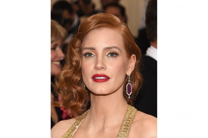 MET Gala 2015 Beauty Look: Jessica Chastain