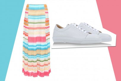 MIX&MATCH: GONNA LUNGA MISSONI + SNEAKERS A.P.C.