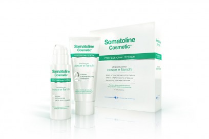 Prodotti anticellulite estate 2015: Somatoline Cosmetic Professional System Kit Liporiducente Cosce e fianchi