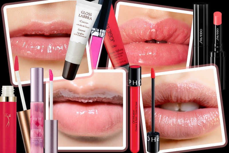 Prodotti labbra con olio idratante: rossetti, gloss e lip balm