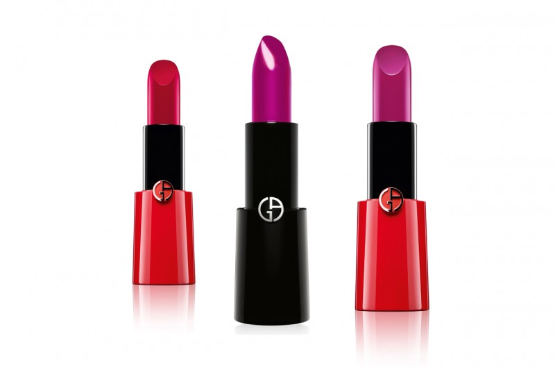 ROSSETTI COLLEZIONI PRIMAVERA 2015: Giorgio Armani Fuchsia Maharajah Rouge Ecstasy e Rouge D’Armani