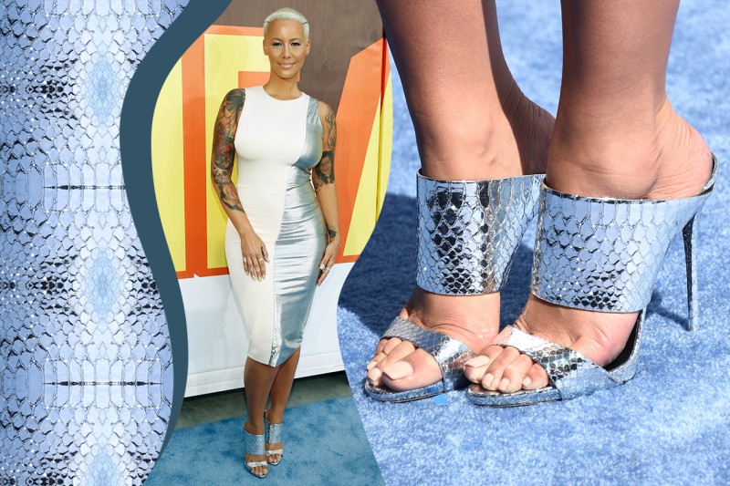 Smalti piedi delle star: Amber Rose