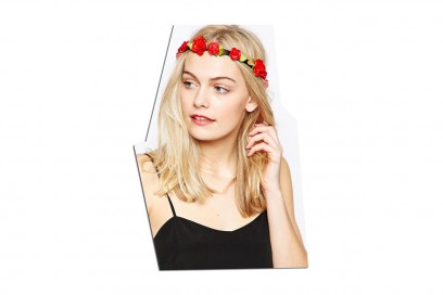 ACCESSORI CAPELLI: CORONCINA CON NASTRI E ROSE BY ASOS