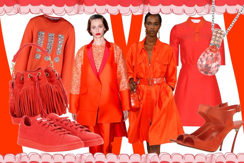 Rosso o arancione? Torna di moda il colore pieno!