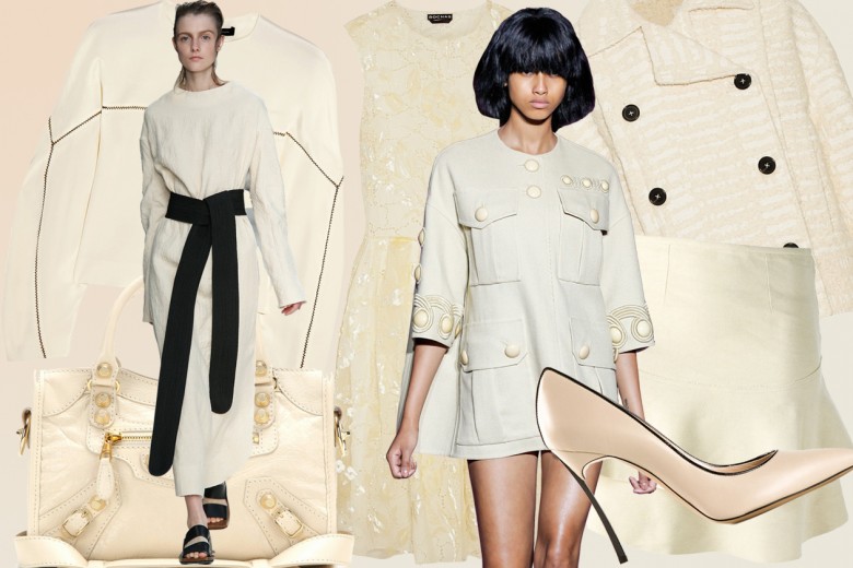 Un guardaroba color crema: la tendenza per l’estate 2015