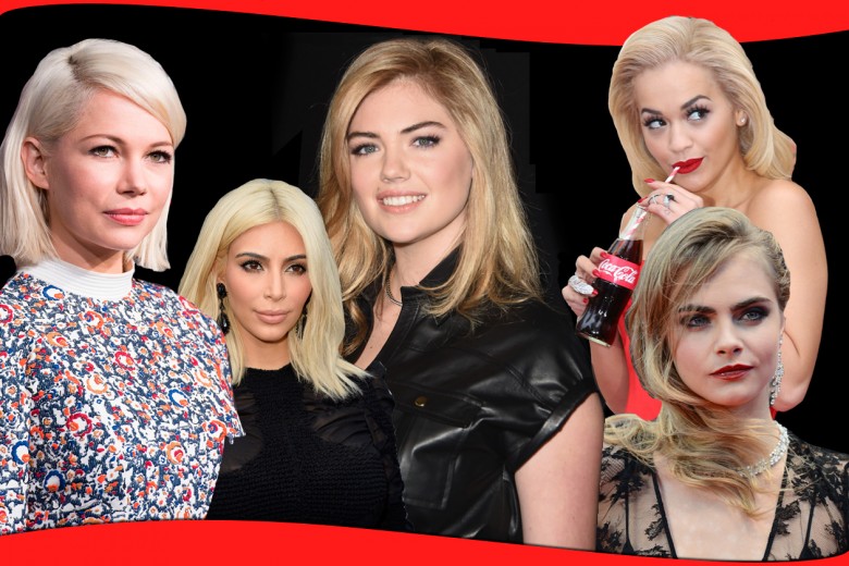 Capelli biondi e sopracciglia scure: i beauty look delle star