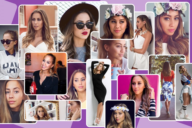 Kenza Zouiten capelli: bronde e lunghi in versione liscia, wavy o pony tail