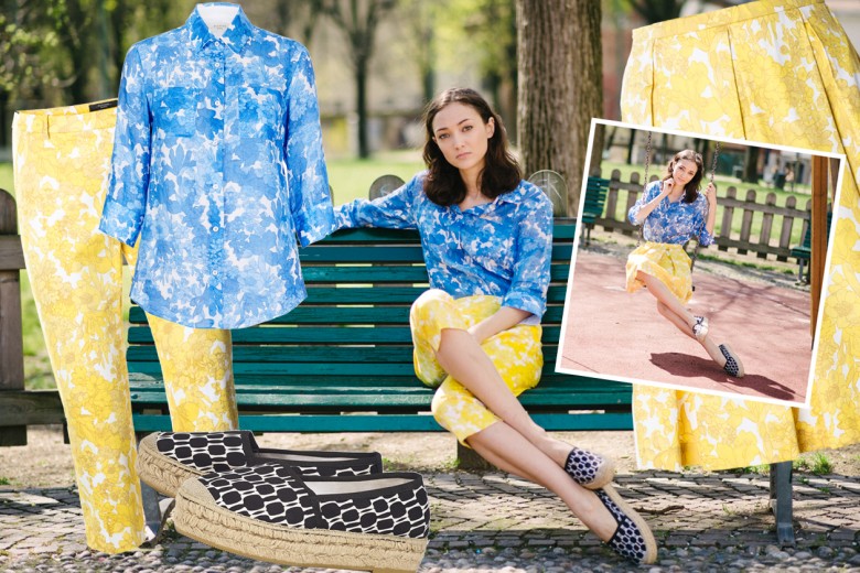 La PE 2015 di WeekEnd Max Mara interpretata da Maria Host