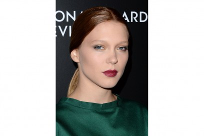 Lea Seydoux trucco: rossetto burgundy