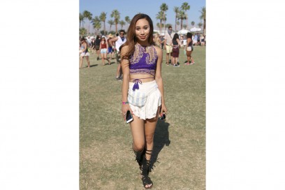 marsupio: modello vintage al coachella