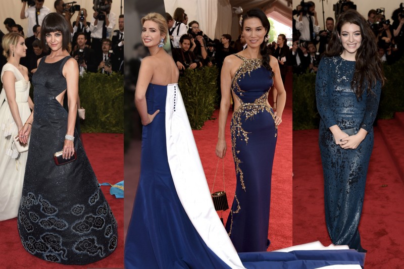 met gala 2015: blu