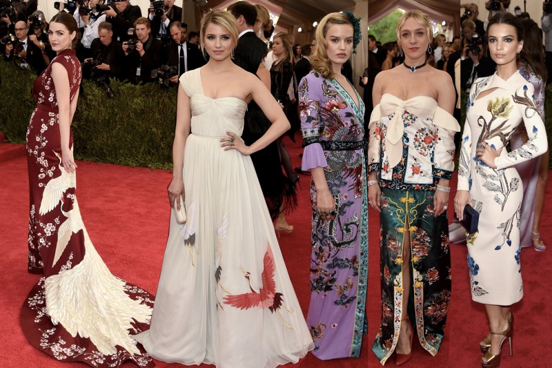 met gala 2015: chinese prints