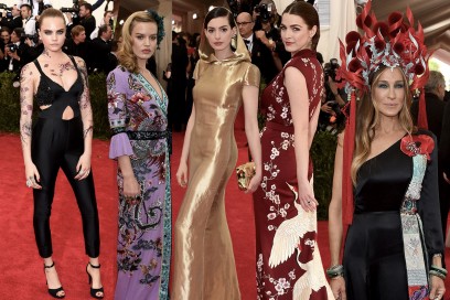 met gala 2015: tutti i vestiti delle star