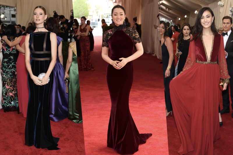 met gala 2015: velvet