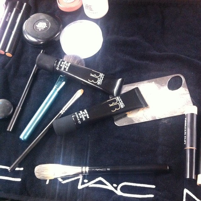 #grazialovesbackstage #bbcream @viviennewestwoodofficial #makeup by @maccosmetics